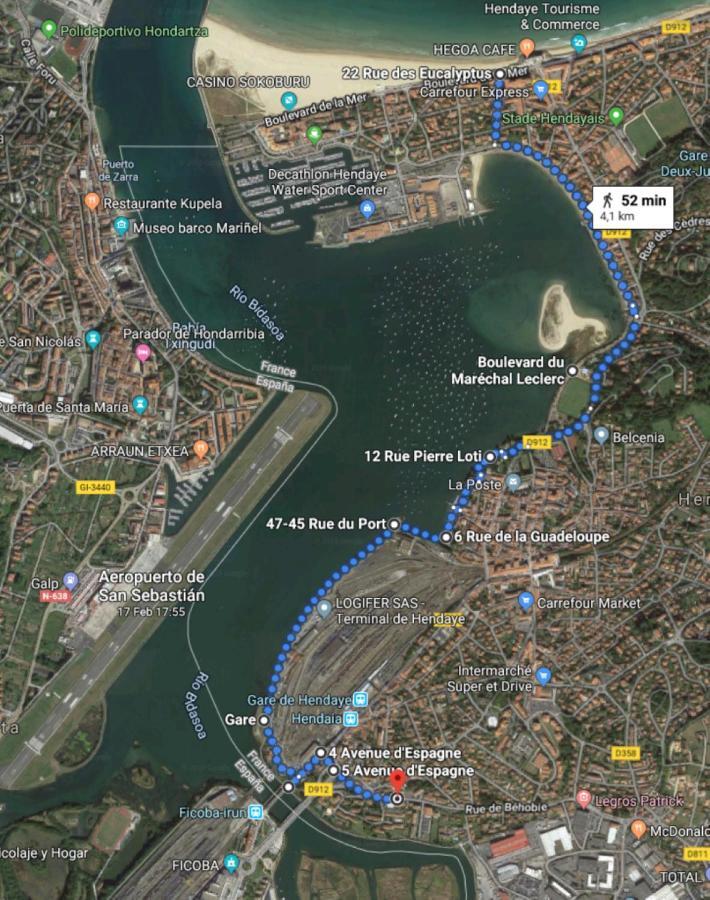 Port Bidassoa - T2 Coquet, Parking, Lit Xxl, Wifi, Pres De La Gare Hendaye Esterno foto